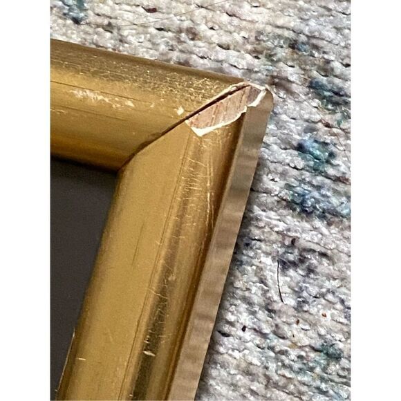 Vintage Oil on Canvas Picture Ship in the Sea Signed - Picture 11 of 13